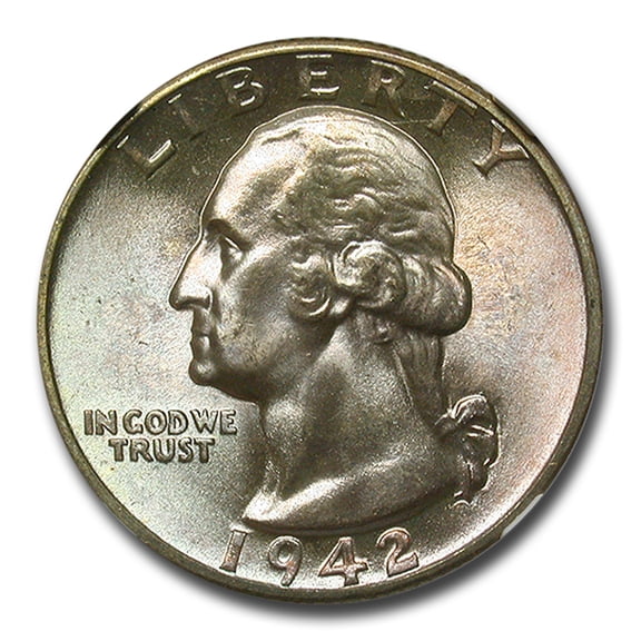 1942-D Washington Quarter MS-67 NGC
