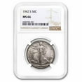 thumbnail image 1 of 1942-S Walking Liberty Half Dollar MS-66 NGC, 1 of 3