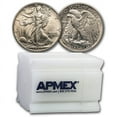 thumbnail image 1 of 1942 Walking Liberty Half Dollar 20-Coin Roll AU, 1 of 3