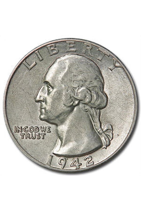 1942 Washington Quarter AU