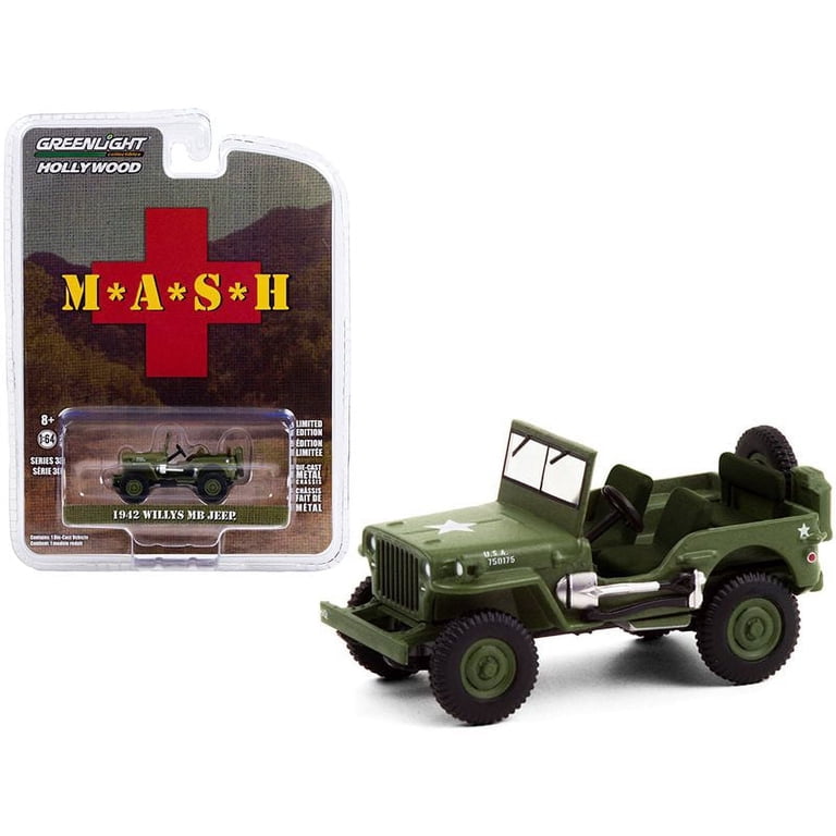 Greenlight Jeep Willys Un (United Nations), White - 86308 1/43 Scale Diecast Model Toy Car