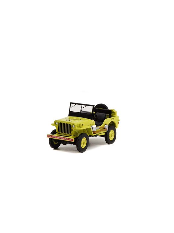 1942 Willys MB Jeep, Green - Greenlight 38020A/48 - 1/64 scale Diecast Model Toy Car