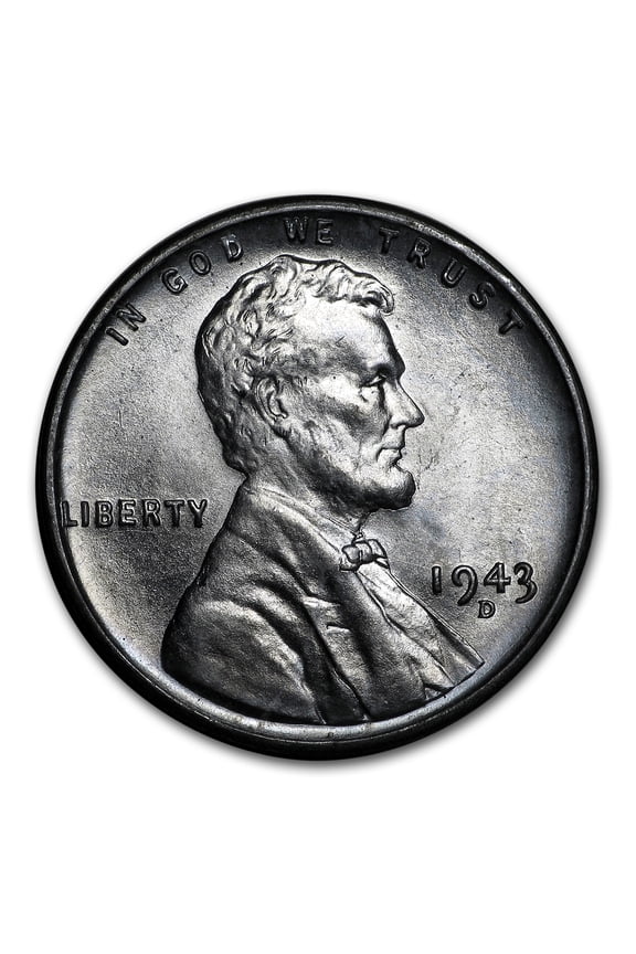 1943-D Lincoln Cent 50-Coin Roll BU