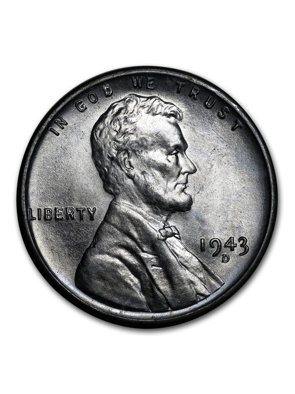 1943-D Lincoln Cent 50-Coin Roll BU