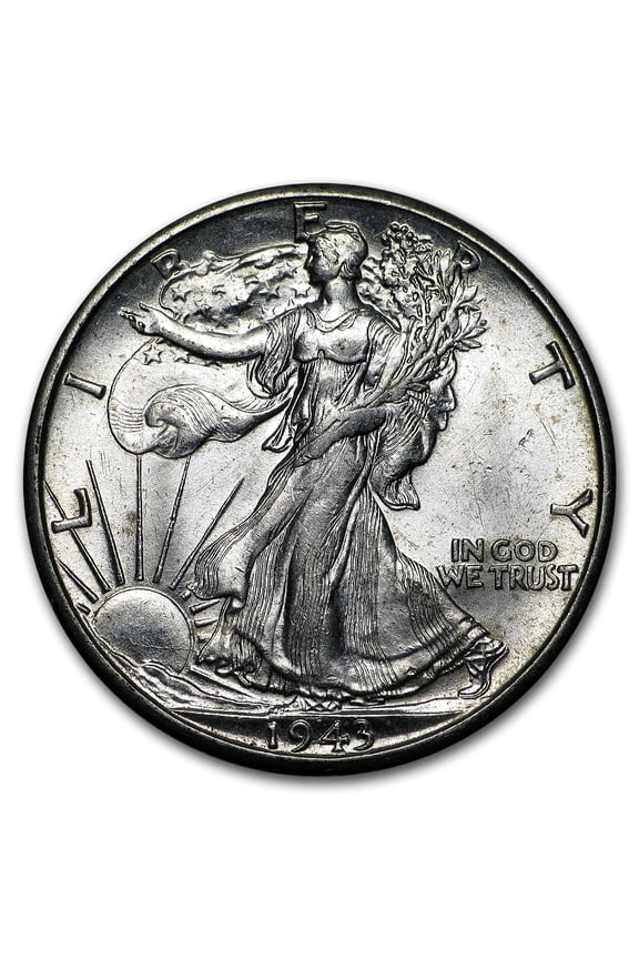 1943-D Walking Liberty Half Dollar BU