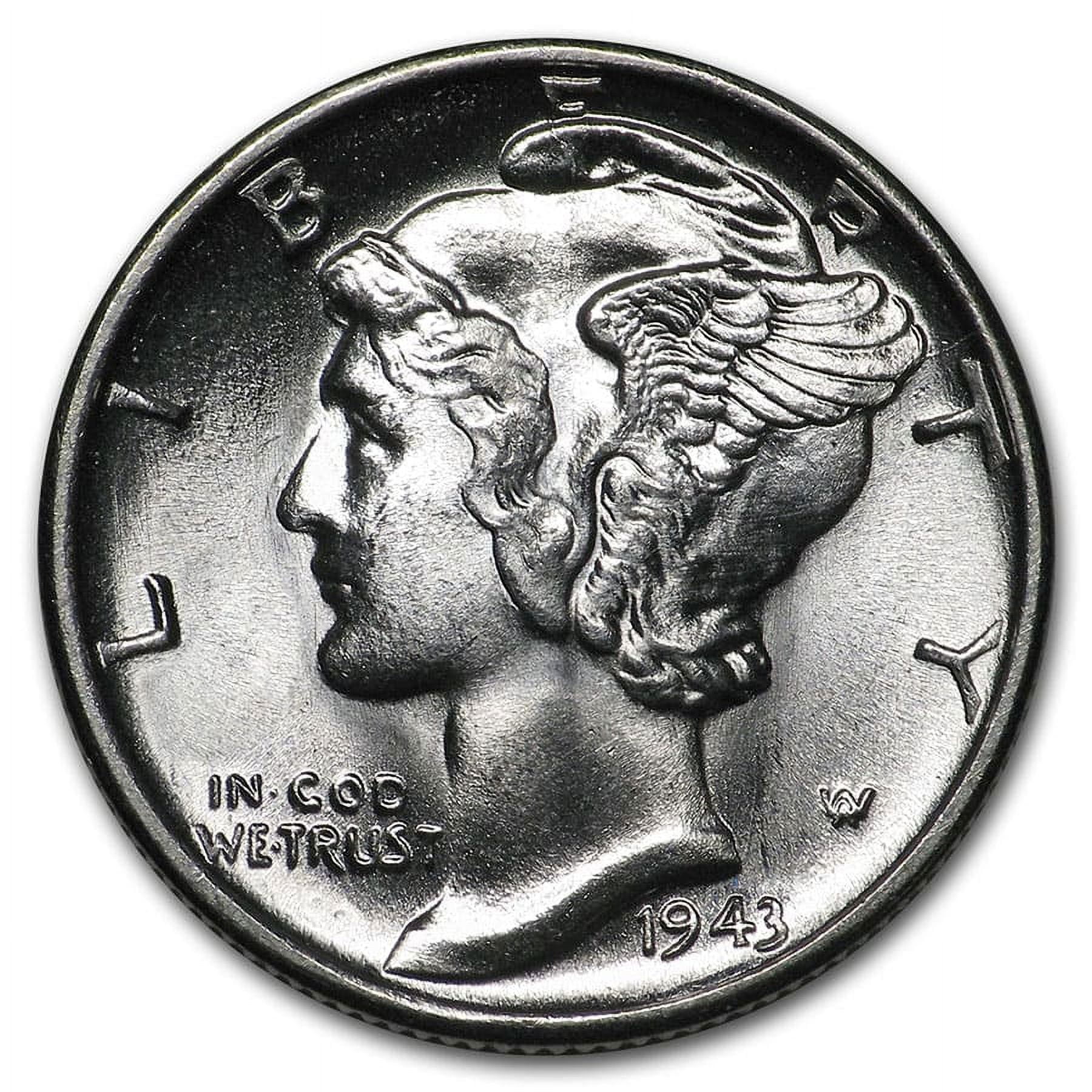 1943 Mercury Dime BU - Walmart.com