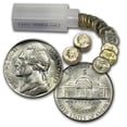 thumbnail image 1 of 1943-S 35% Silver Wartime Jefferson Nickel Roll BU, 1 of 3