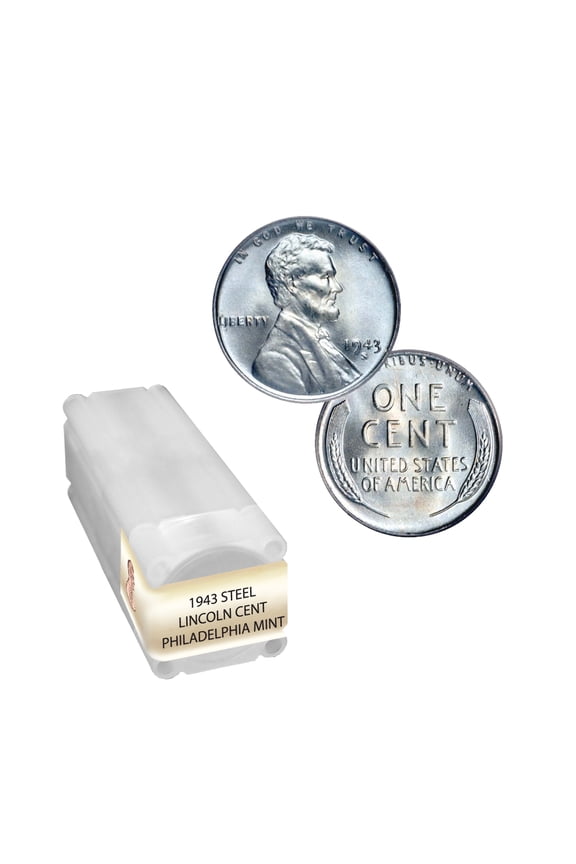 1943 Steel Penny- Roll of 50