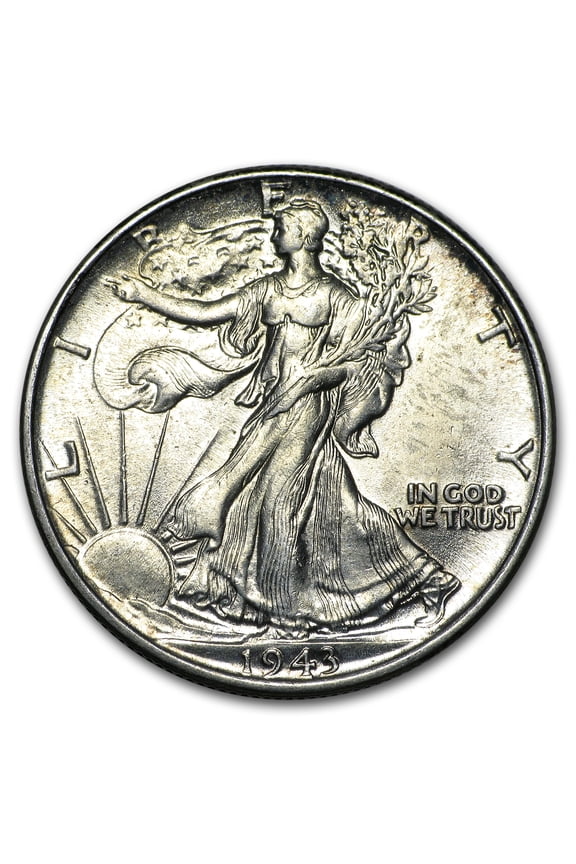 1943 Walking Liberty Half Dollar BU