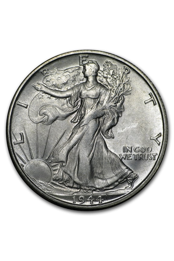 1944-S Walking Liberty Half Dollar BU