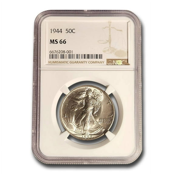 1944 Walking Liberty Half Dollar MS-66 NGC