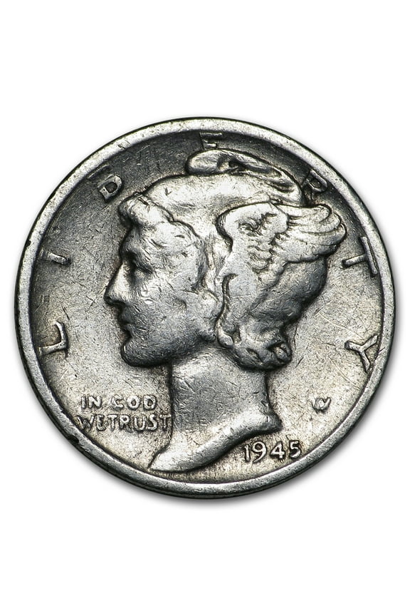 1945-D Mercury Dime Good/VF