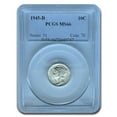 thumbnail image 1 of 1945-D Mercury Dime MS-66 PCGS, 1 of 3