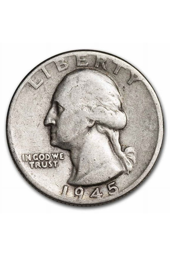 1945-D Washington Quarter Good/XF