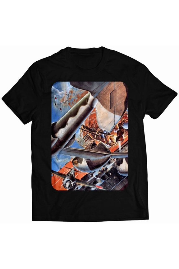 1945 Shmup Cover Premium Unisex T-shirt (vectorized Design)