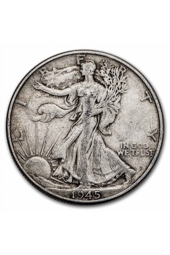 1945 Walking Liberty Half Dollar XF