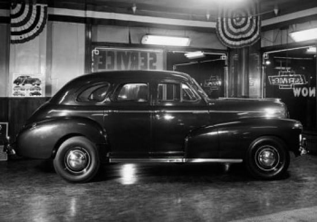 1946 Chevrolet in a car dealership Canvas Art - (18 x 24)