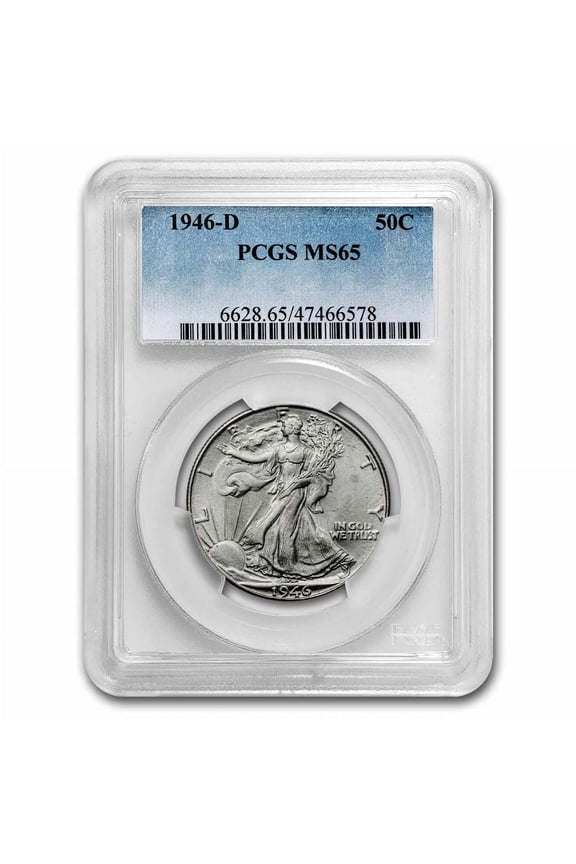 1946-D Walking Liberty Half Dollar MS-65 PCGS