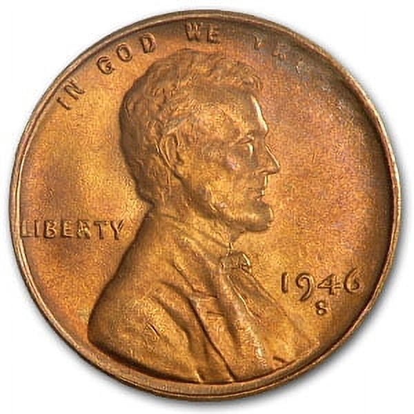 1946-S Lincoln Cent BU (Red)