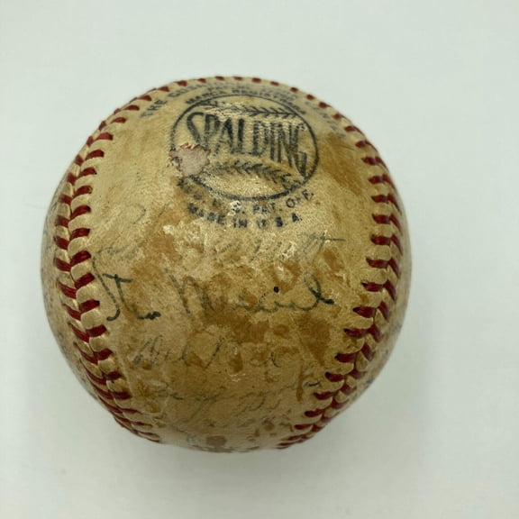 1946 St. Louis Cardinals World Series Champs Team Signed Baseball JSA COA