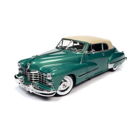 1947 Cadillac Series 62 Soft Top, Green - Auto World AW315 - 1/18 Scale Diecast Model Car