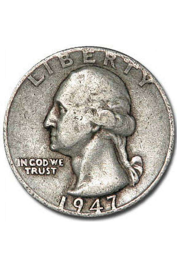 1947-D Washington Quarter Good/XF