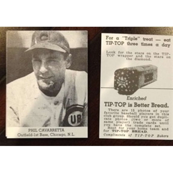 1947 Tip Top Bread Reprint 1991 Chicago Cubs Team Set 15 Cards Near NM-MT to NM-MT Condtion