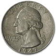 thumbnail image 1 of 1947 Washington Quarter AU, 1 of 2