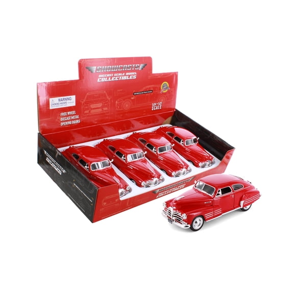 1948 Chevy Fleetline Aerosedan, Red - Showcasts 37921 - 1/25 Scale Diecast Model Car