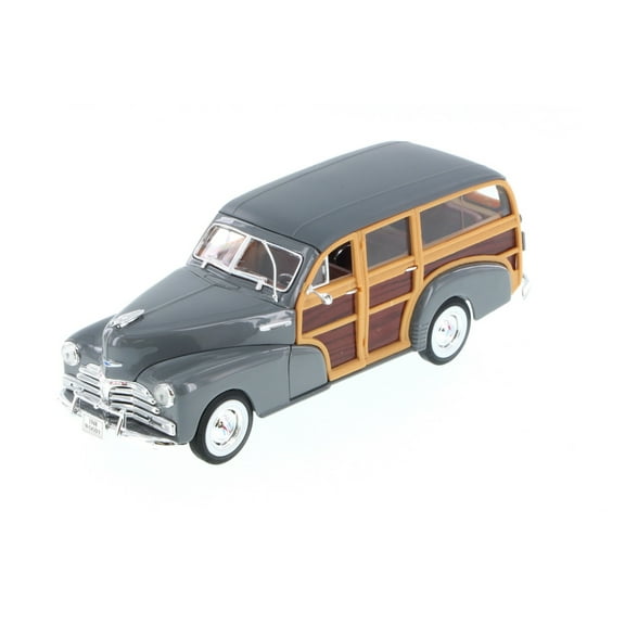 1948 Chevy Fleetmaster, Gray - Welly 22083 - 1/24 Scale Diecast Model Toy Car (Brand New, but NOT IN BOX)
