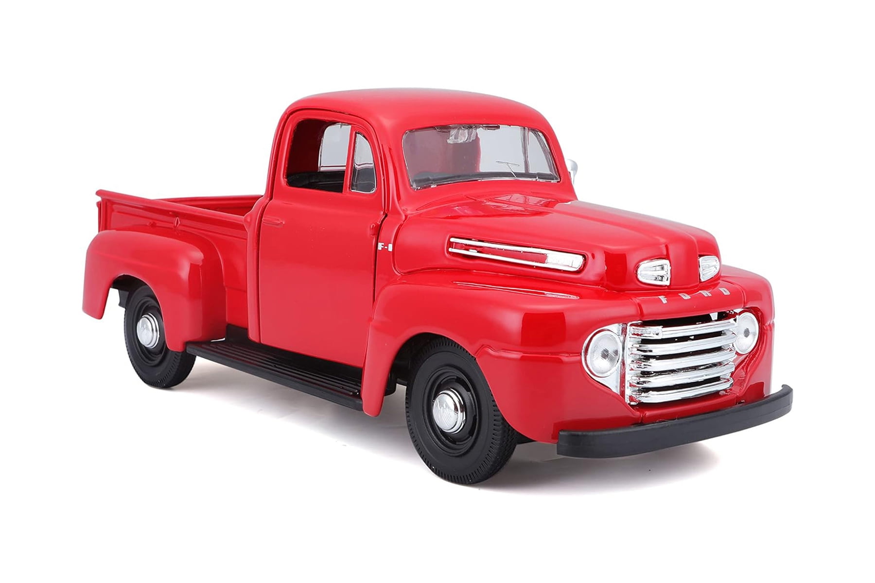 1948 Ford F-1 Pickup Truck, Red - Maisto 31935R - 1/25 Scale Diecast Model Car