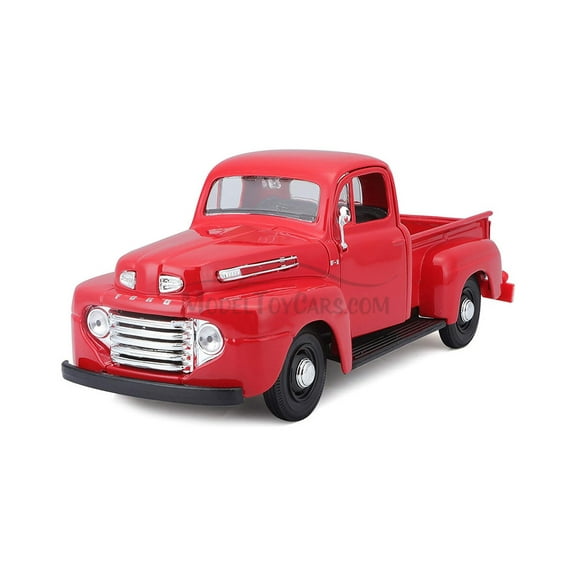 1948 Ford F-1 Pickup Truck, Red - Showcasts 37935 - 1/24 Scale Diecast Model Car