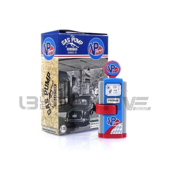 1948 Wayne 100-A Gas Pump VP Racing Fuels Series 13 1 by 18 Scale Diecast Model Vintage Gas Pumps, Blue & Gray