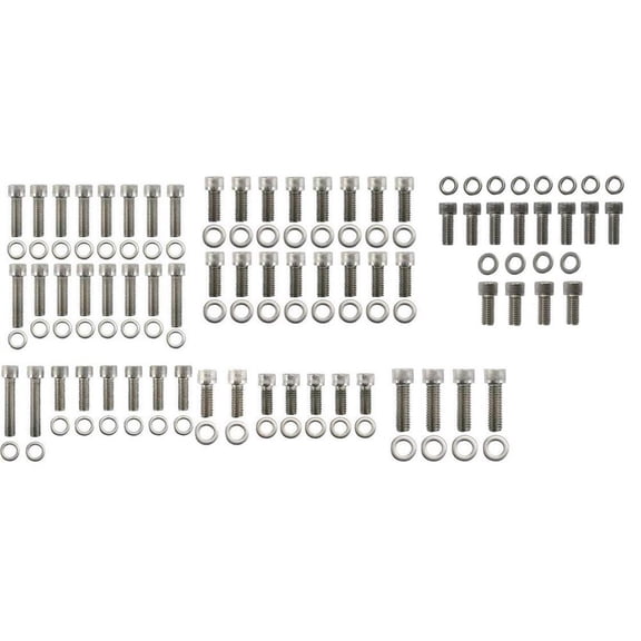 1949-53 Flathead Ford Bolt Kit, Edelbrock Intake/Fenton Headers