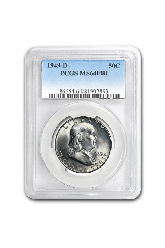 1949-D Franklin Half Dollar MS-64 PCGS (FBL)