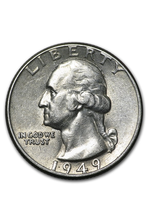 1949-D Washington Quarter XF