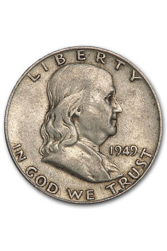 1949 Franklin Half Dollar Fine/XF