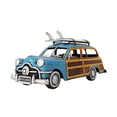 thumbnail image 1 of 1949 Green Ford Wagon Car with Two Surfboards Model Airplane, 1 of 1
