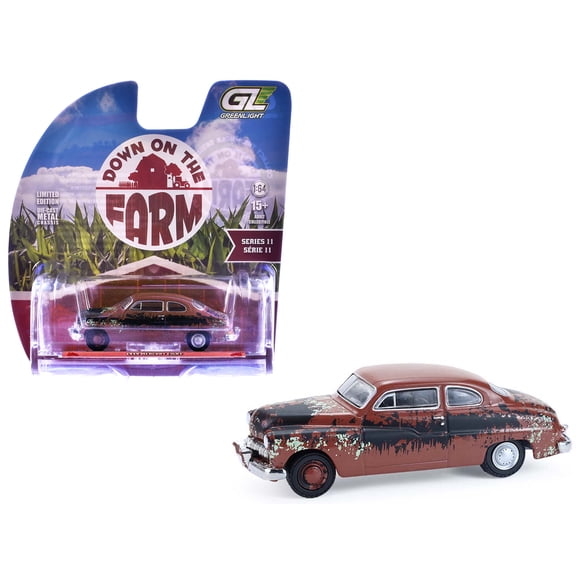 1949 Mercury Eight "Barn Find" Brown (Rusted) "Down on the Farm" Series 11 1/64 Diecast Model by Greenlight