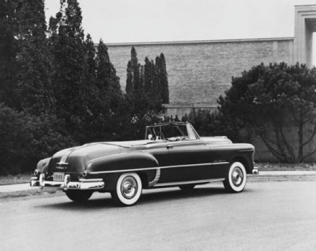 1949 Pontiac Chieftain De Luxe Convertible Canvas Art - (24 x 36)