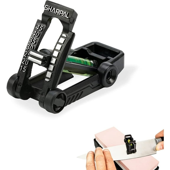 194H Whetstone Knife Blade Sharpener Sharpening Stone Angle Guide, Chisel/Plane Iron Blade Honing Guide, Knife Edge Angle Finder, Knife Sharpening Trainer (Angle from 15 to 45)