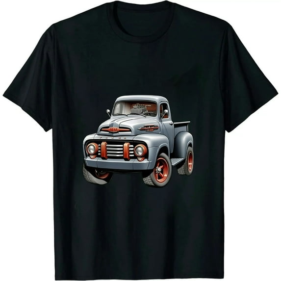 1950 1951 1952 Ford F1 F-1 Pickup Truck Full Color Design Tshirt