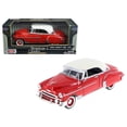 thumbnail image 1 of 1950 Chevrolet Bel Air Red 1/24 Diecast Car Model by Motormax, 1 of 3