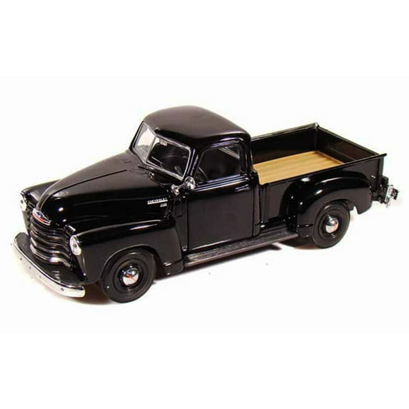 1950 Chevy 3100 Pickup Truck, Black - Maisto 31952 - 1/24 Scale Diecast Model Toy Car