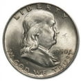 thumbnail image 1 of 1950-D Franklin Half Dollar AU, 1 of 2