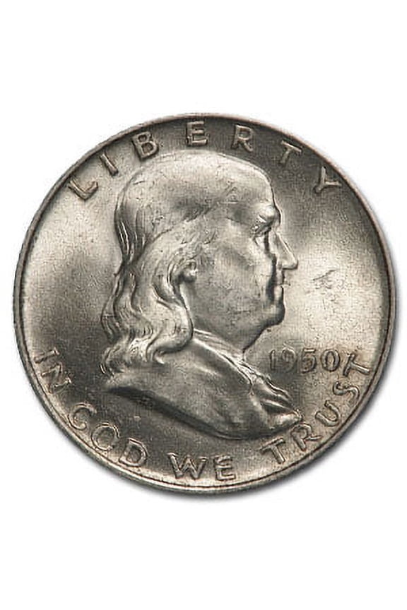 1950-D Franklin Half Dollar AU