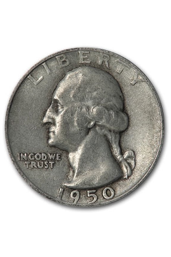 1950-D Washington Quarter VG/XF