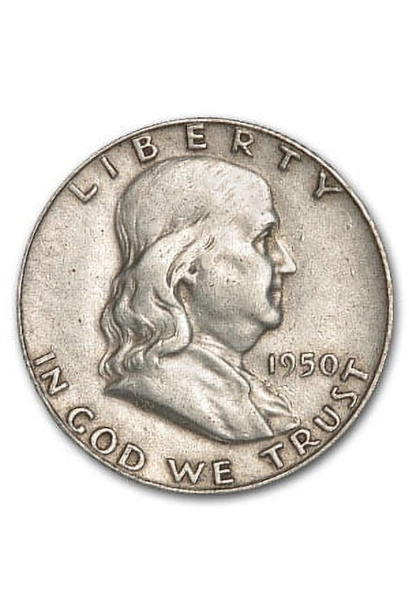 1950 Franklin Half Dollar Fine/XF