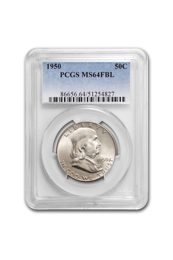 1950 Franklin Half Dollar MS-64 PCGS (FBL)