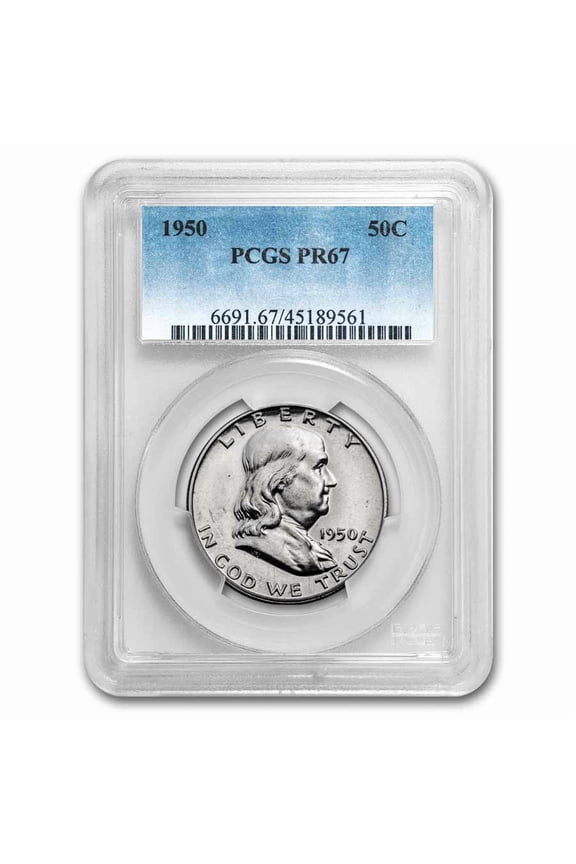 1950 Franklin Half Dollar PR-67 PCGS